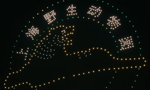 drone show-shanghai wild animal park